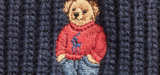 Ralph Lauren Polo Preppy Bear Embroidered Logo