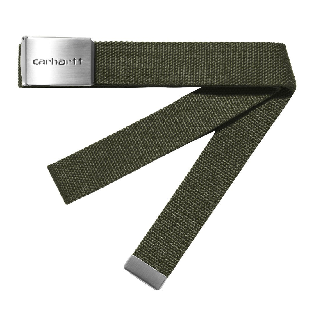 Carhartt WIP Clip Belt Office Green - The Sporting Lodge