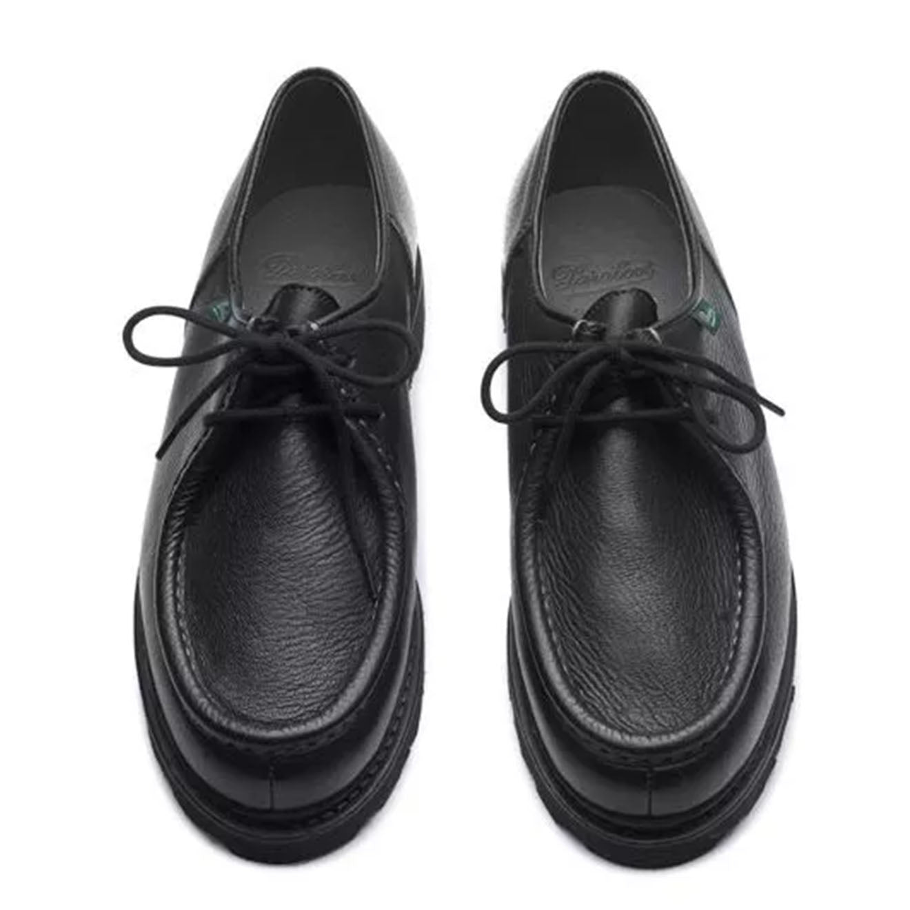 Paraboot Michael Deerskin Shoe Black - The Sporting Lodge