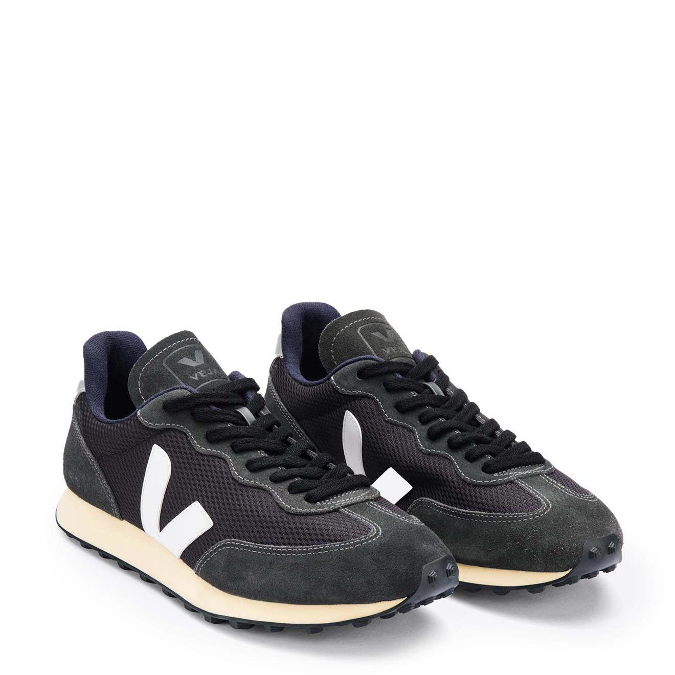 Veja Rio Branco Black White Oxford Grey