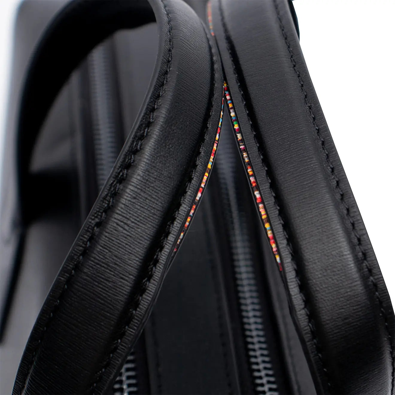 Paul Smith Leather Bag Double Zip Black - The Sporting Lodge