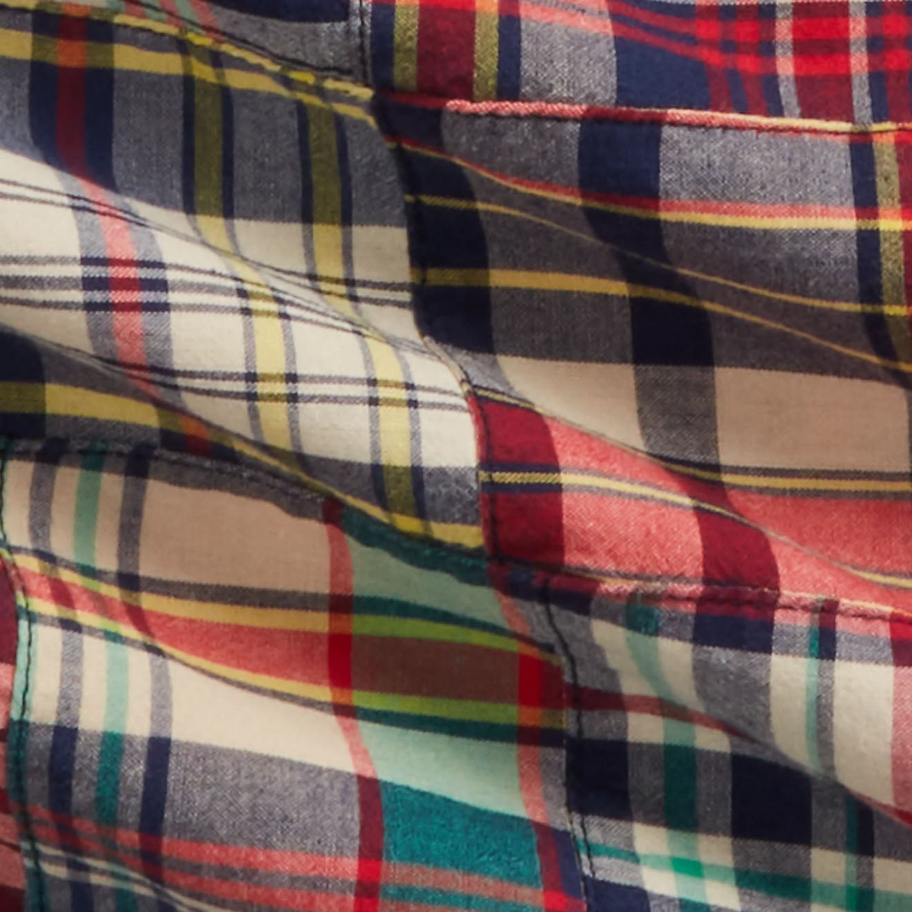 Polo Ralph Lauren Classic Fit Patchwork Madras Shirt Madras Patchwork - The Sporting Lodge