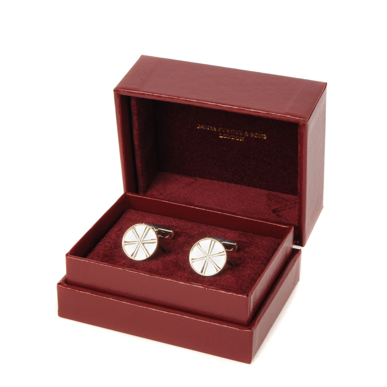 Purdey Opening Shell Cufflinks Silver - The Sporting Lodge