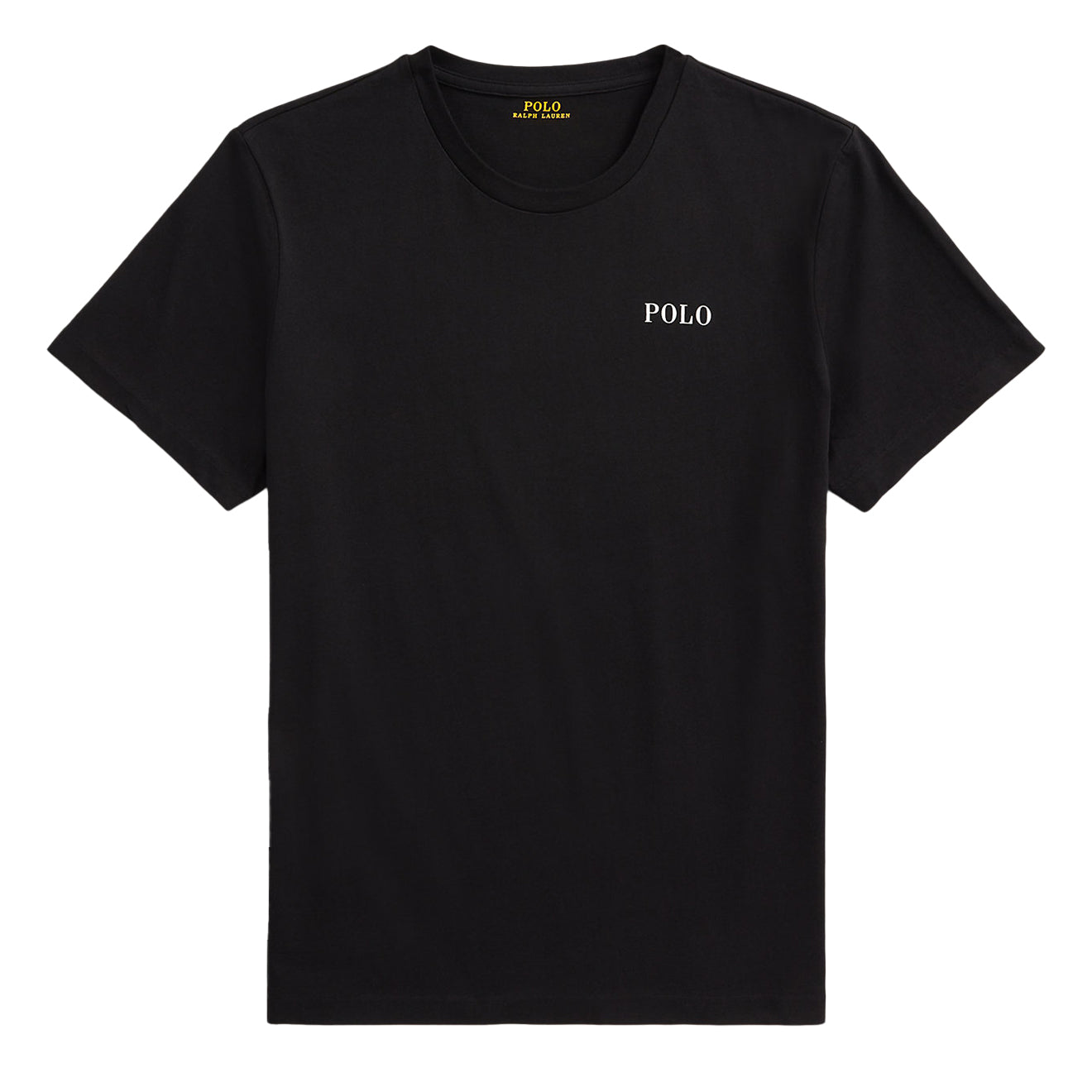 Polo Ralph Lauren Logo Cotton Jersey Sleep Shirt Polo Black - The Sporting Lodge
