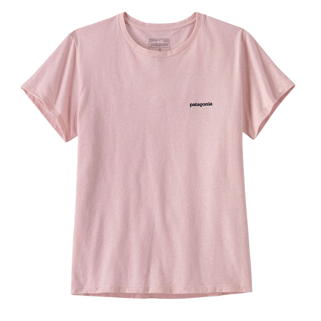 Patagonia Womens P-6 Logo Responsibili Tee P-6 Outline: Whisker Pink - The Sporting Lodge