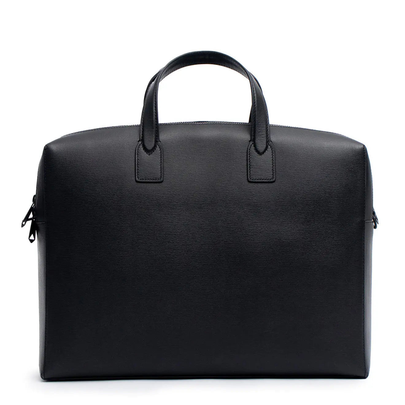 Paul Smith Leather Bag Double Zip Black - The Sporting Lodge