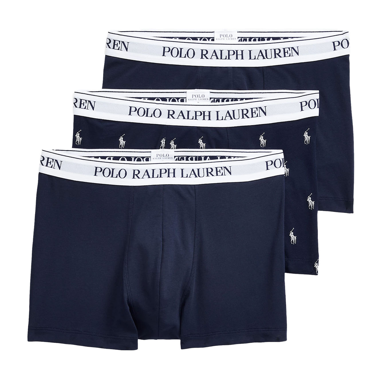 Polo Ralph Lauren Classic Trunk 3-Pack Navy / Navy AOPP / Navy - The Sporting Lodge