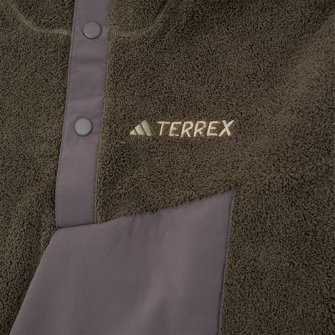 Adidas Terrex Xploric High Pile Fleece Olive Strata - The Sporting Lodge