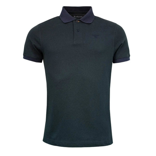 Barbour Sports Polo Mix Dark Seaweed - The Sporting Lodge