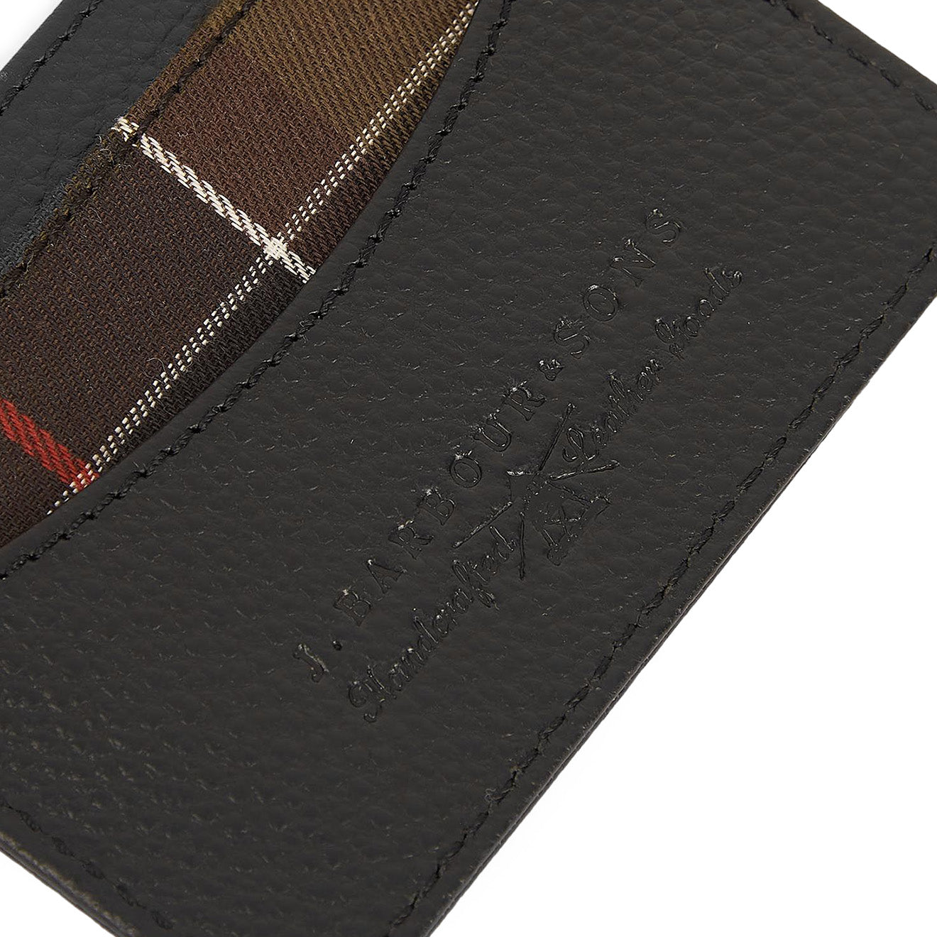 Barbour Debossed Logo Card Holder Classic Black - The Sporting Lodge