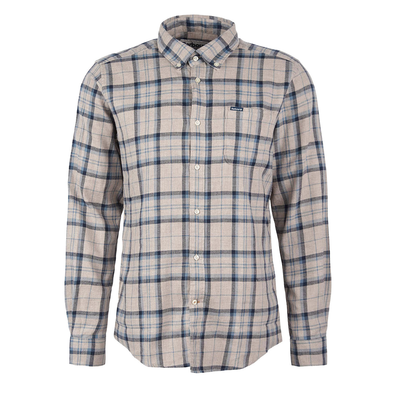 Barbour Deerpark Tailored Shirt Ecru - The Sporting Lodge