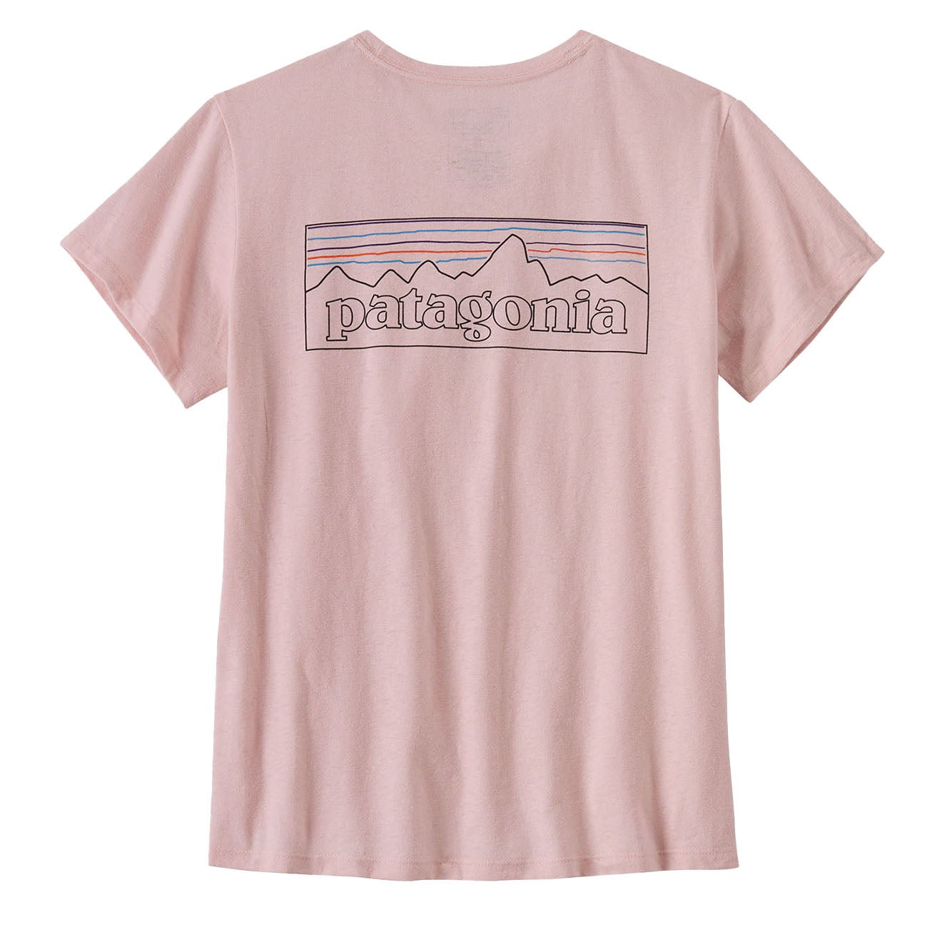 Patagonia Womens P - 6 Logo Responsibili Tee P - 6 Outline: Whisker Pink - The Sporting Lodge