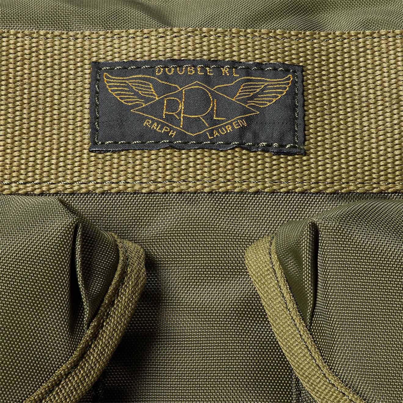 RRL by Ralph Lauren Nylon Canvas Utility Messenger Bag Olive Drab - The Sporting Lodge