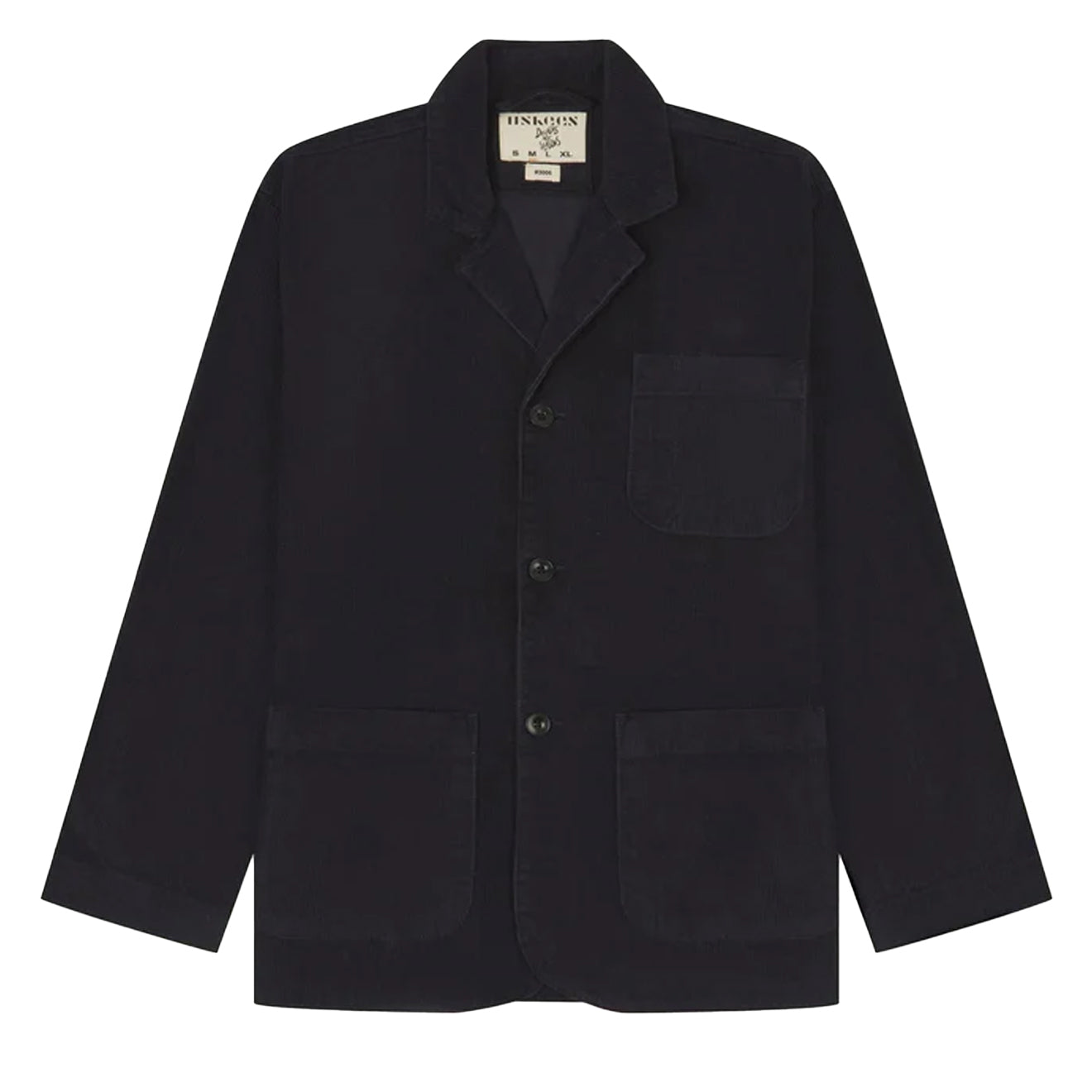 Uskees 3006 Cord Blazer Midnight Blue - The Sporting Lodge