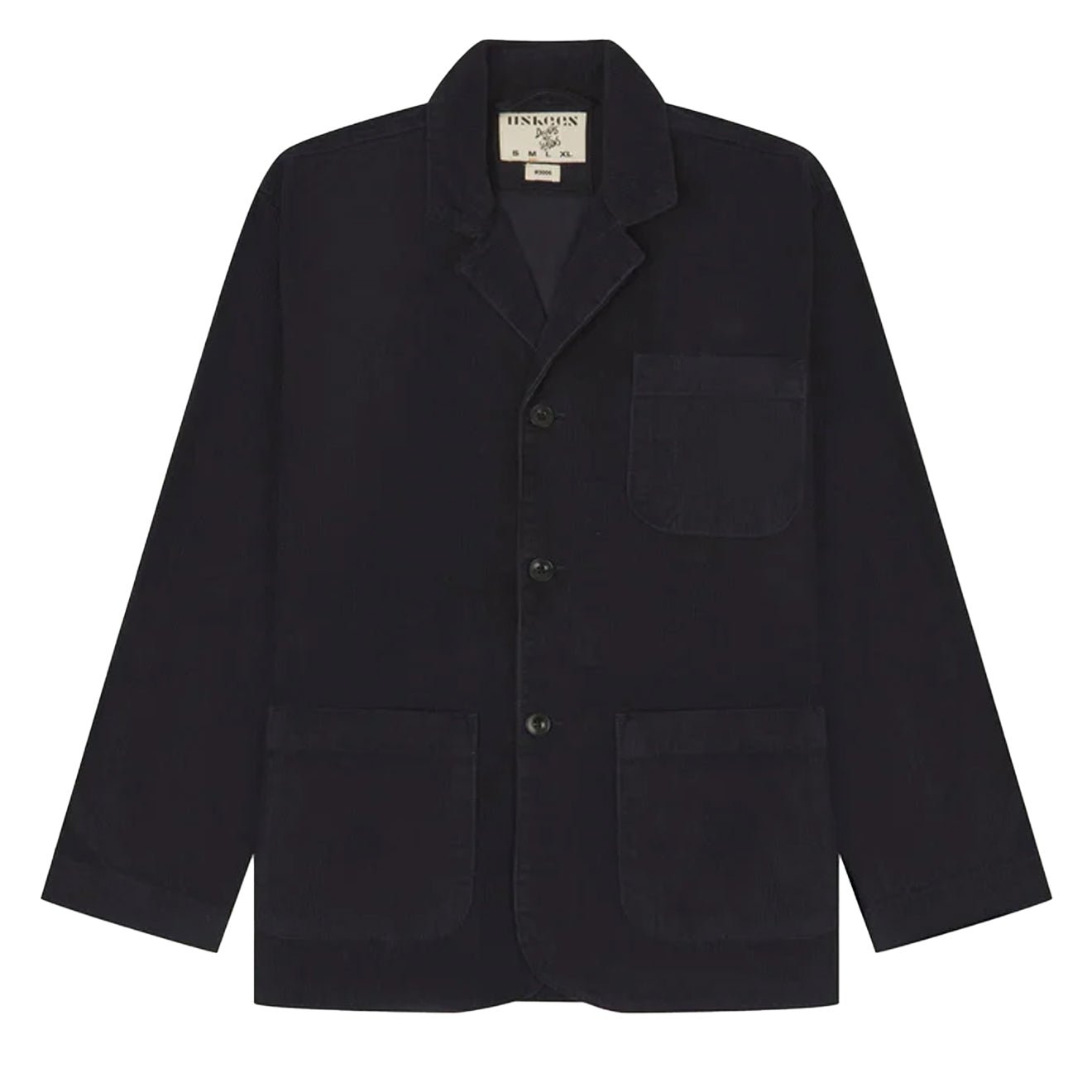 Uskees 3006 Cord Blazer Midnight Blue - The Sporting Lodge