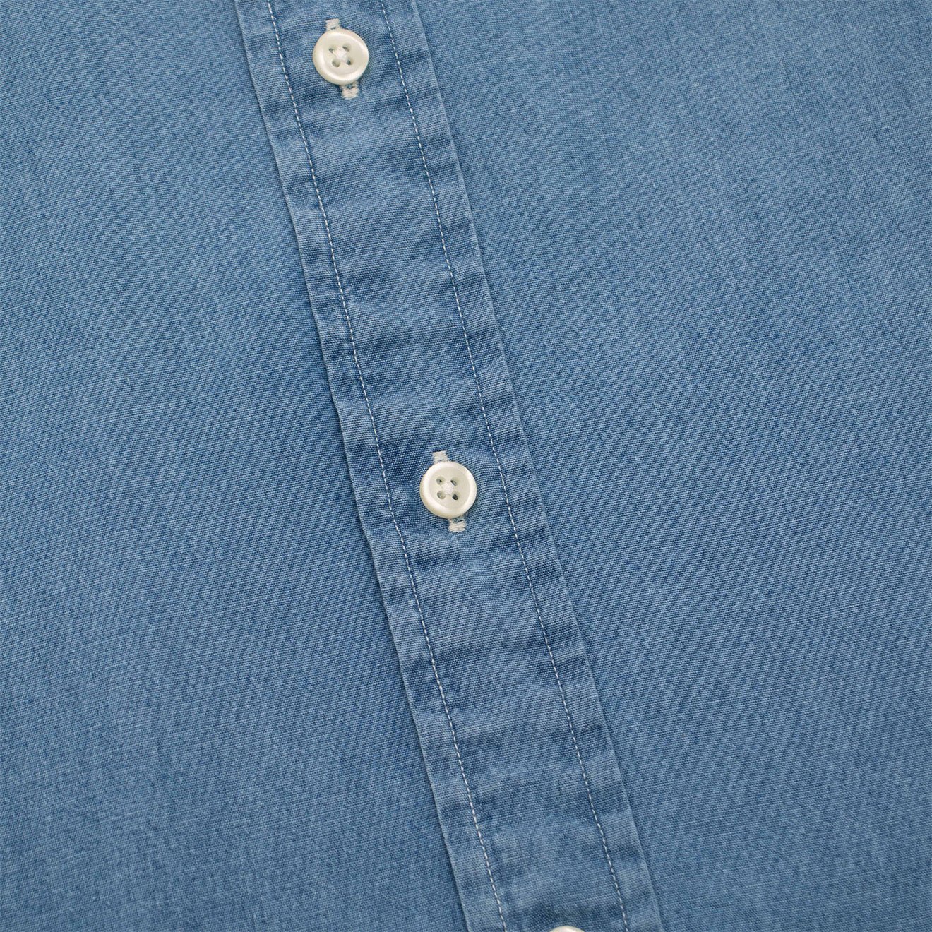 Polo Ralph Lauren Custom Fit Indigo Chambray Shirt Medium Blue - The Sporting Lodge