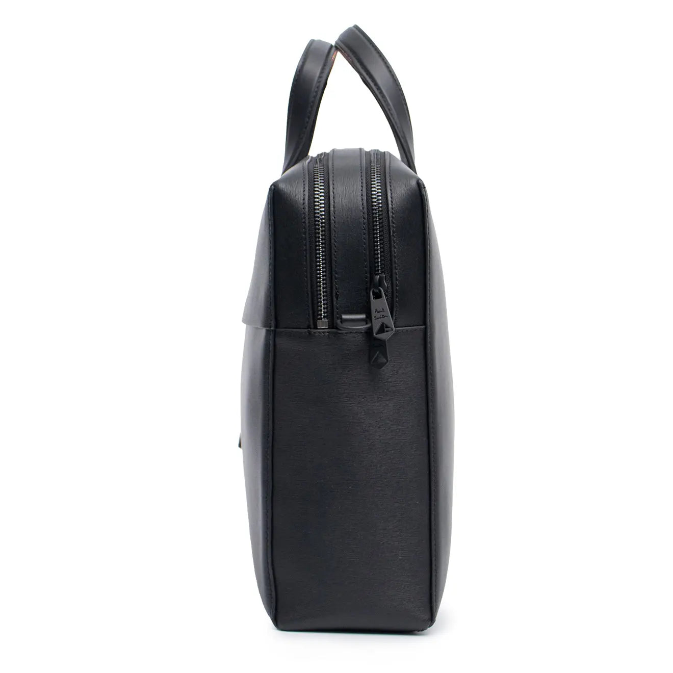 Paul Smith Leather Bag Double Zip Black - The Sporting Lodge