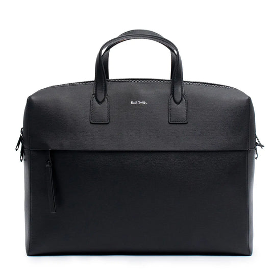 Paul Smith Leather Bag Double Zip Black - The Sporting Lodge