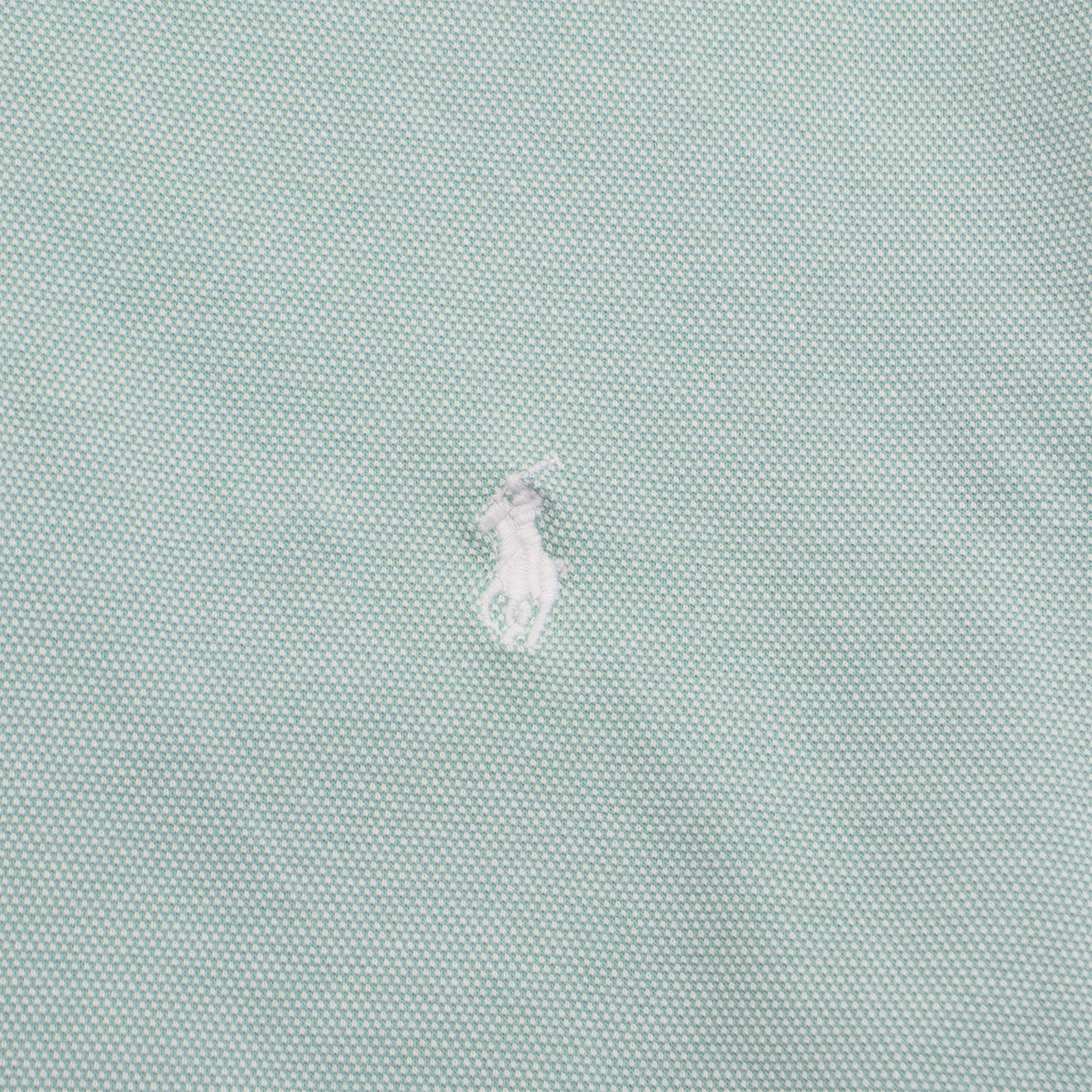 Polo Ralph Lauren Custom Slim Fit Contrast Polo Shirt Celadon / White - The Sporting Lodge