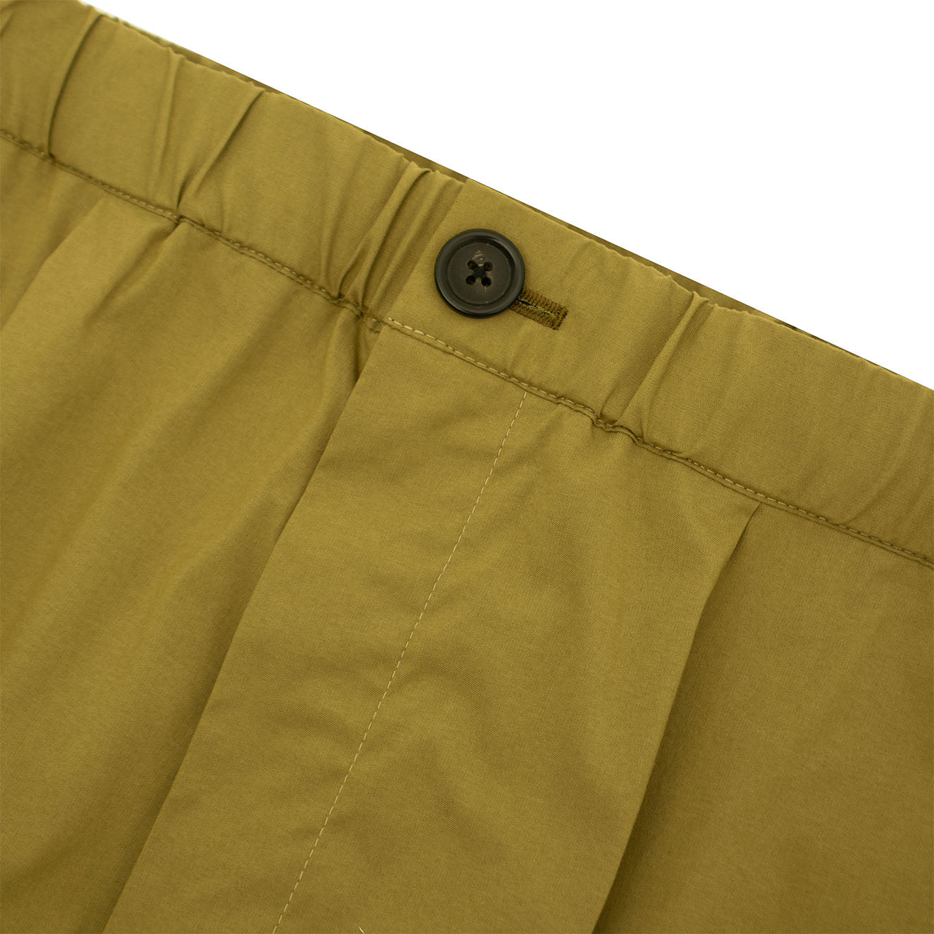 Paul Smith Pleated Elasticated Waist Trouser Military Green