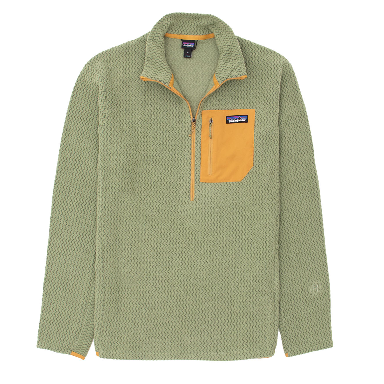 Patagonia R1 Air Zip Neck Buckhorn Green - The Sporting Lodge