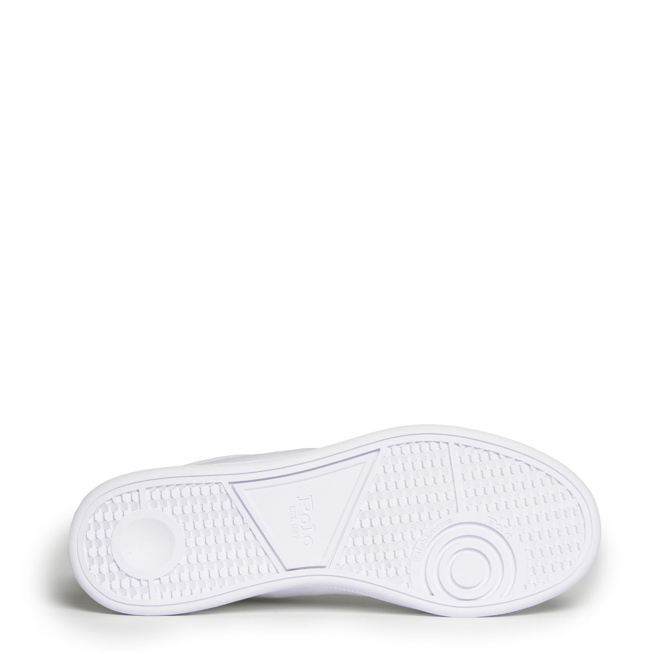 Polo Ralph Lauren Heritage Court Trainer White / Bone - The Sporting Lodge