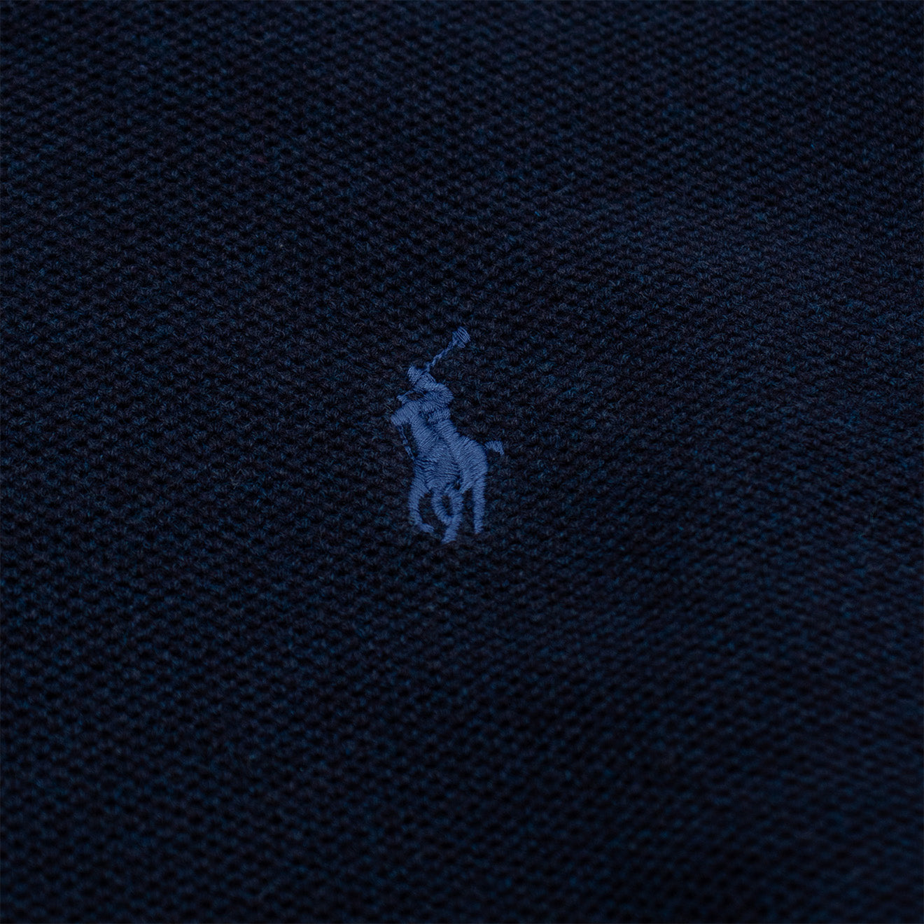 Polo Ralph Lauren Cotton Crewneck Jumper Navy Heather - The Sporting Lodge