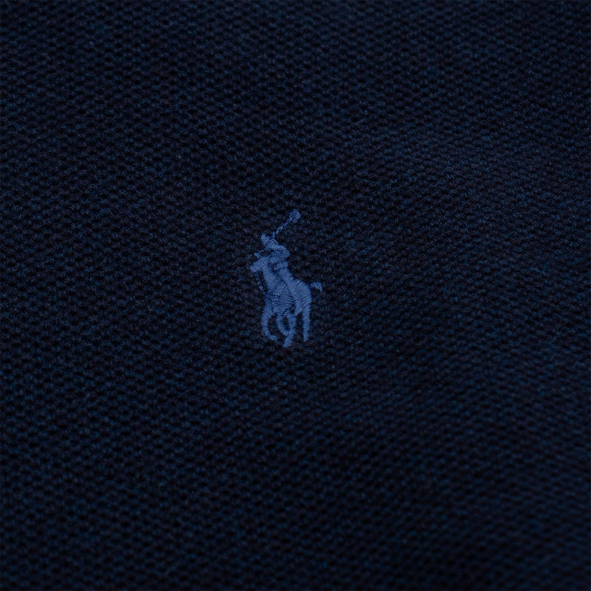 Polo Ralph Lauren Cotton Crewneck Jumper Navy Heather - The Sporting Lodge