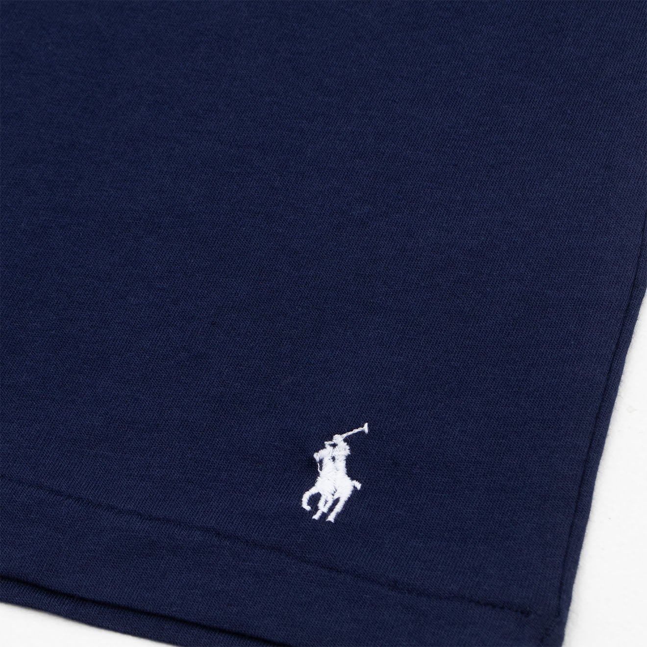 Polo Ralph Lauren Logo Cotton Jersey Sleep Shirt Cruise Navy Polo Tee - The Sporting Lodge