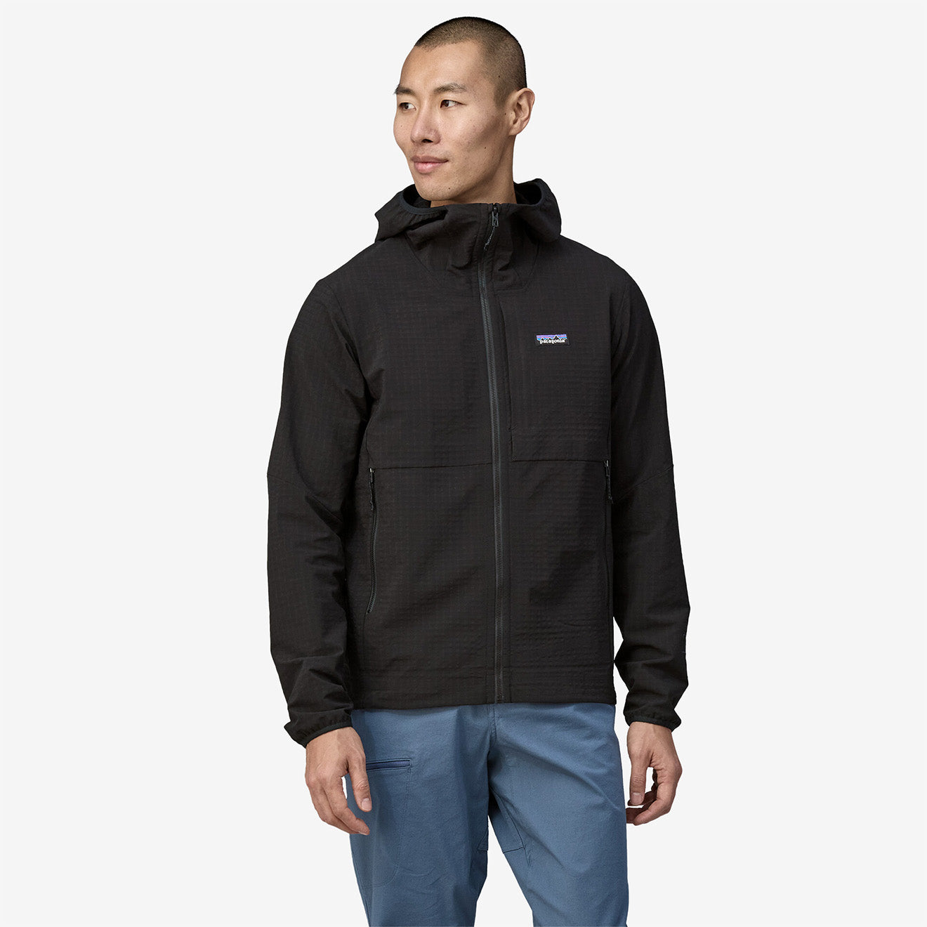 Patagonia R1 TechFace Hoody Black - The Sporting Lodge