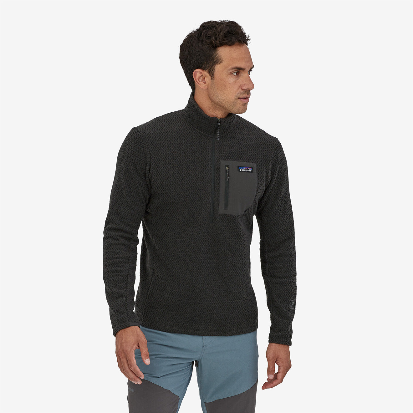 Patagonia R1 Air Zip Neck Black - The Sporting Lodge