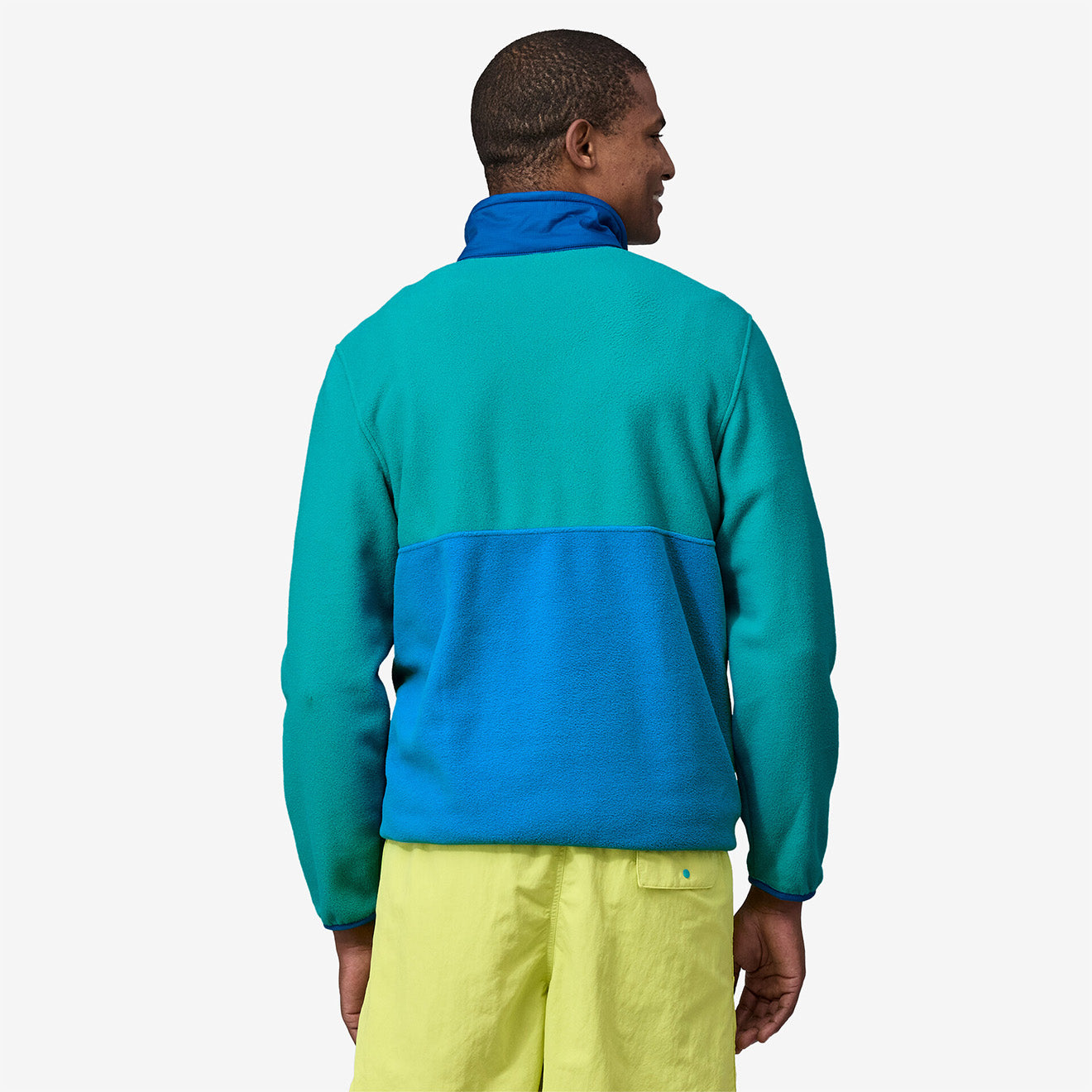 Patagonia Microdini 1/2 Zip Pullover Fleece Vessel Blue - The Sporting Lodge