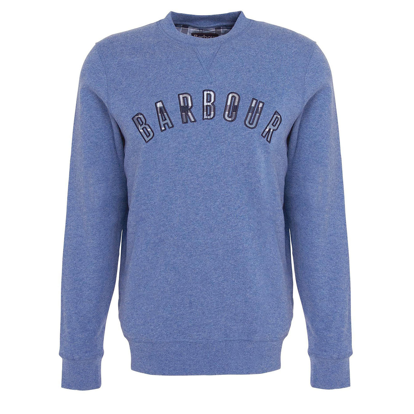 Barbour Debson Crew Neck Sweatshirt Chambray - The Sporting Lodge