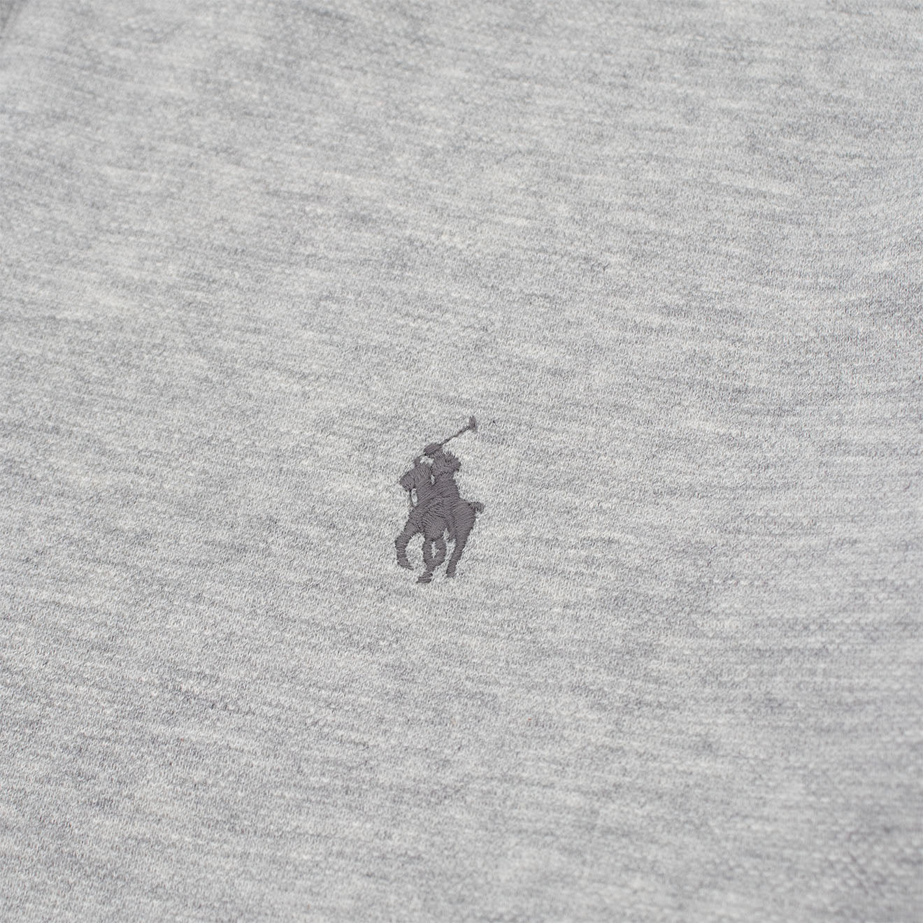 Polo Ralph Lauren Double-Knit Mesh Full-Zip Hoodie Andover Heather - The Sporting Lodge