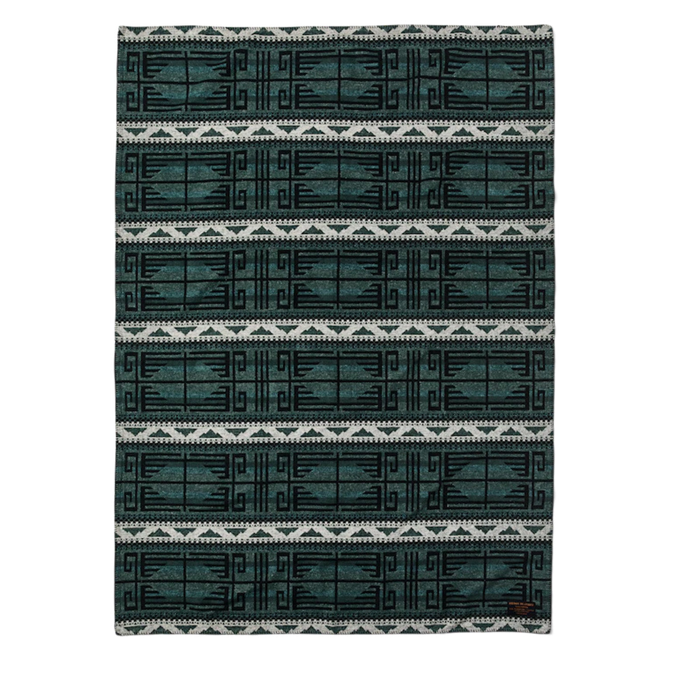 Filson Fire Mountain Blanket Black / Green / Gran - The Sporting Lodge