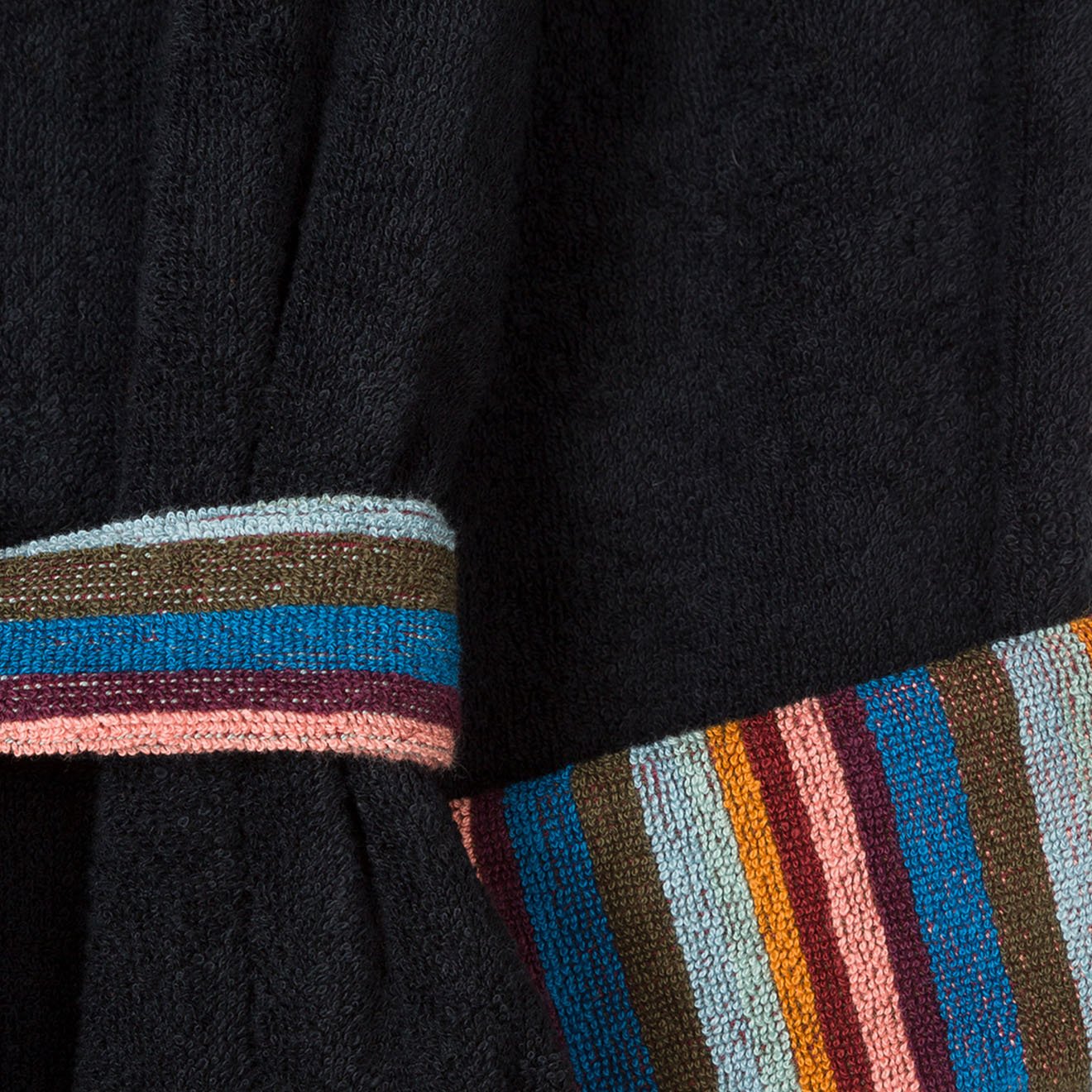 Paul Smith Artist Stripe Dressing Gown Black - The Sporting Lodge