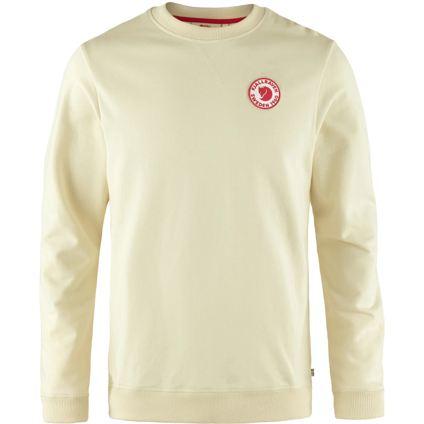 Fjallraven 1960 Logo Badge Sweater Chalk White