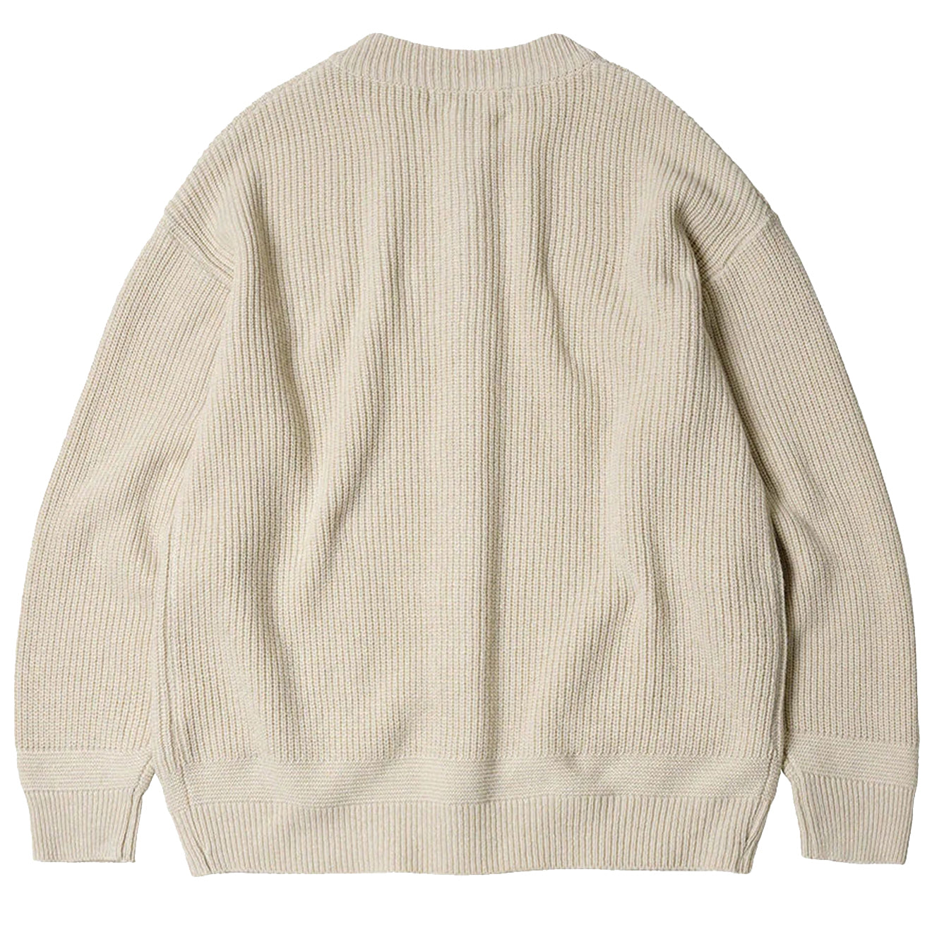 Frizmworks Heavy Wool Round Cardigan Cream - The Sporting Lodge