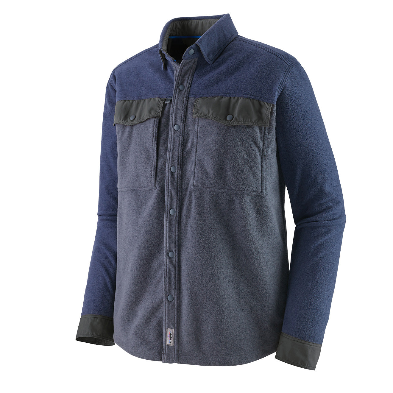 Patagonia Long Sleeved Early Rise Snap Shirt Smolder Blue