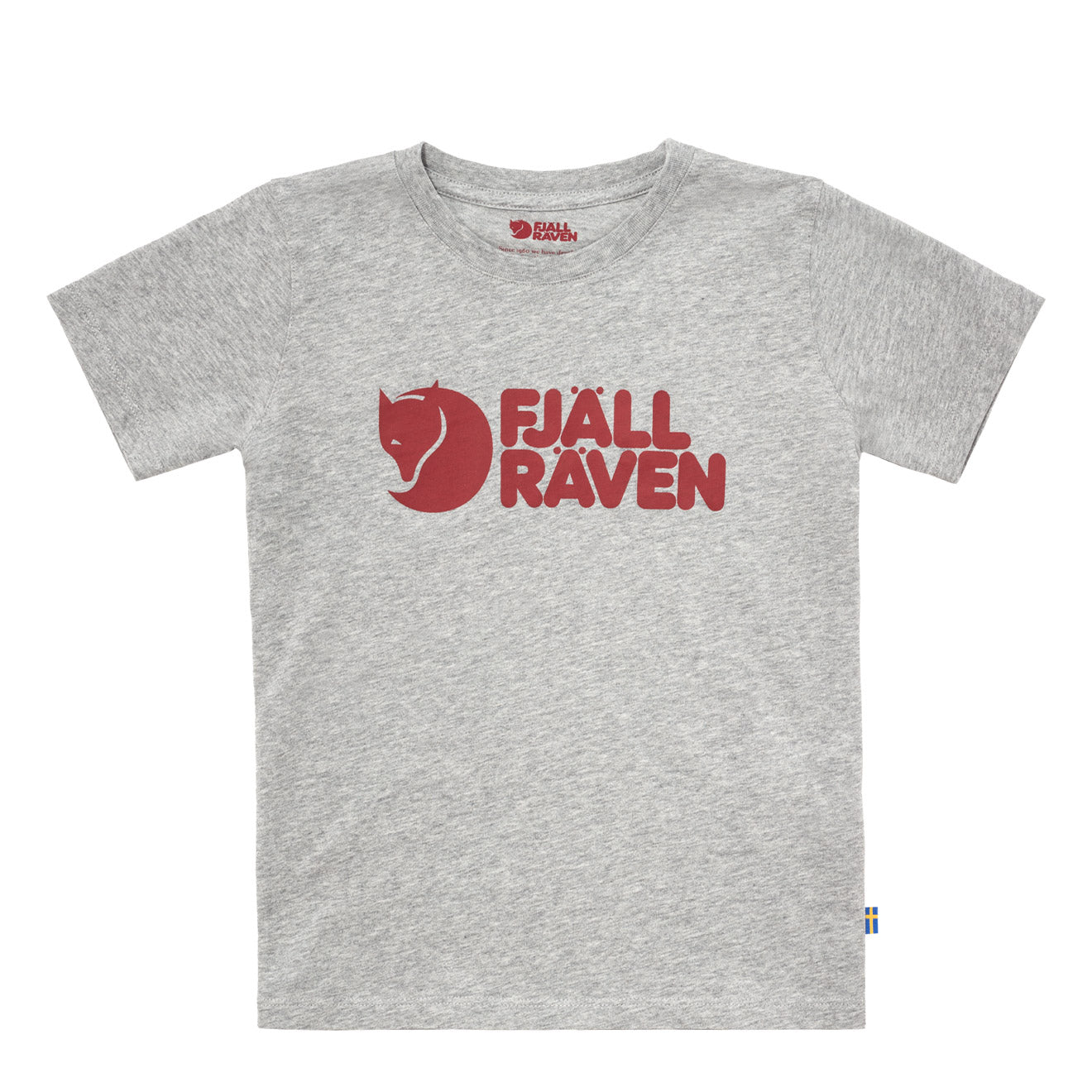 Fjallraven Kids Fjallraven Logo T-Shirt Grey Melange