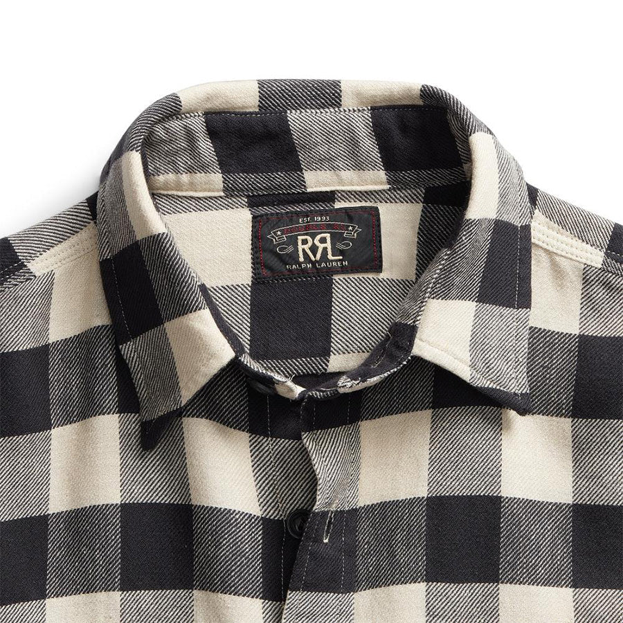 RRL by Ralph Lauren Matlock Work Shirt Black - The Sporting Lodge