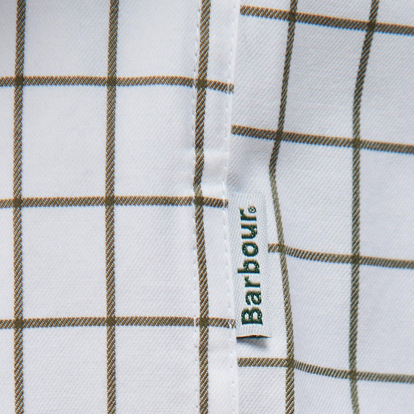 Barbour Hans Country Shirt Mid Olive - The Sporting Lodge