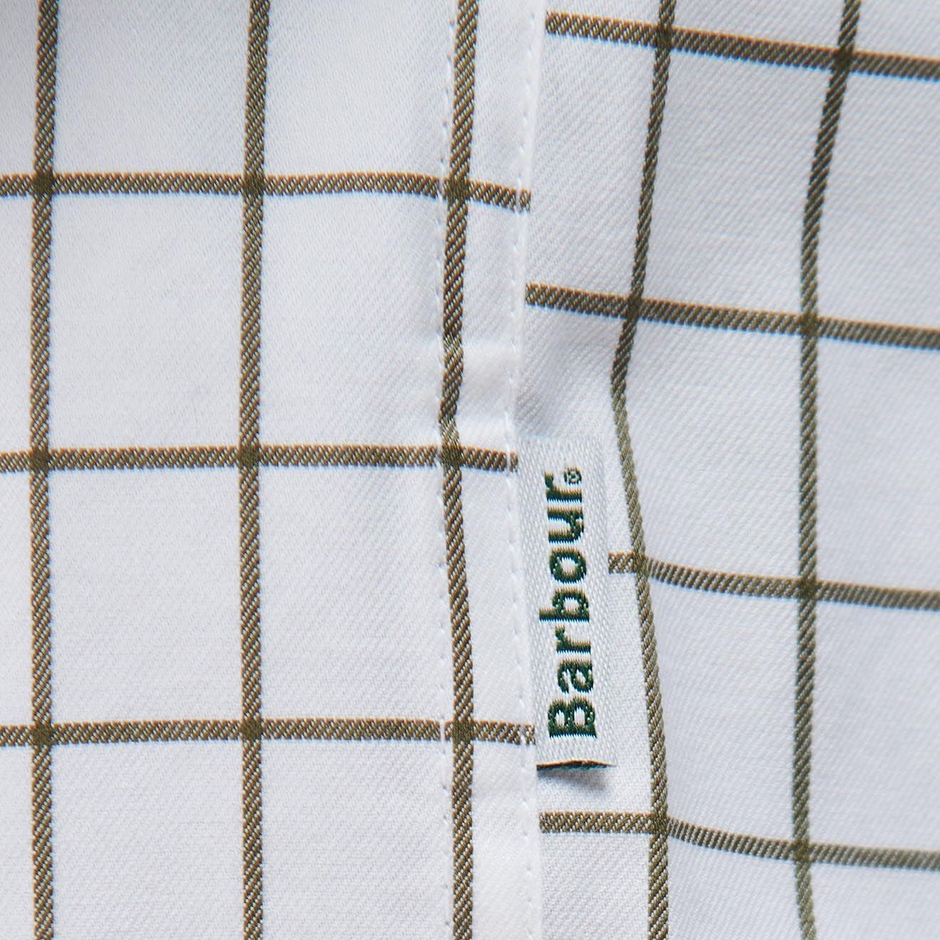 Barbour Hans Country Shirt Mid Olive - The Sporting Lodge