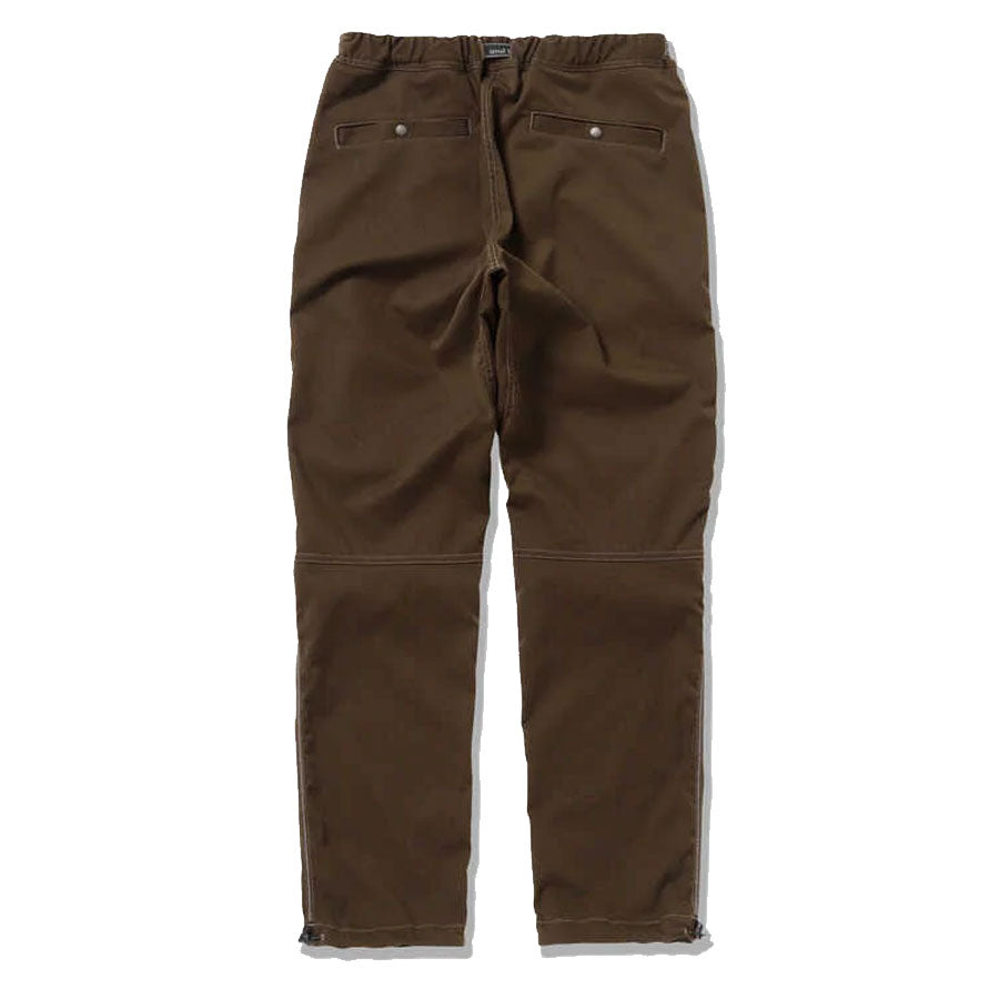 And Wander Polyester Climbing Pants Dark Khaki - The Sporting Lodge