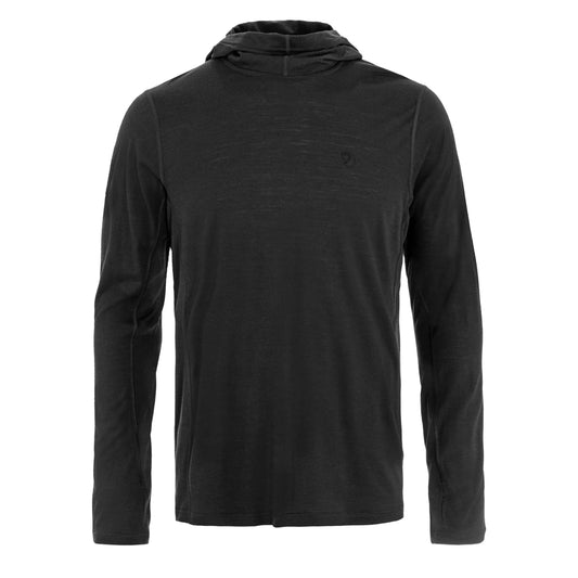 Fjallraven Abisko Wool Sun-hoodie Black