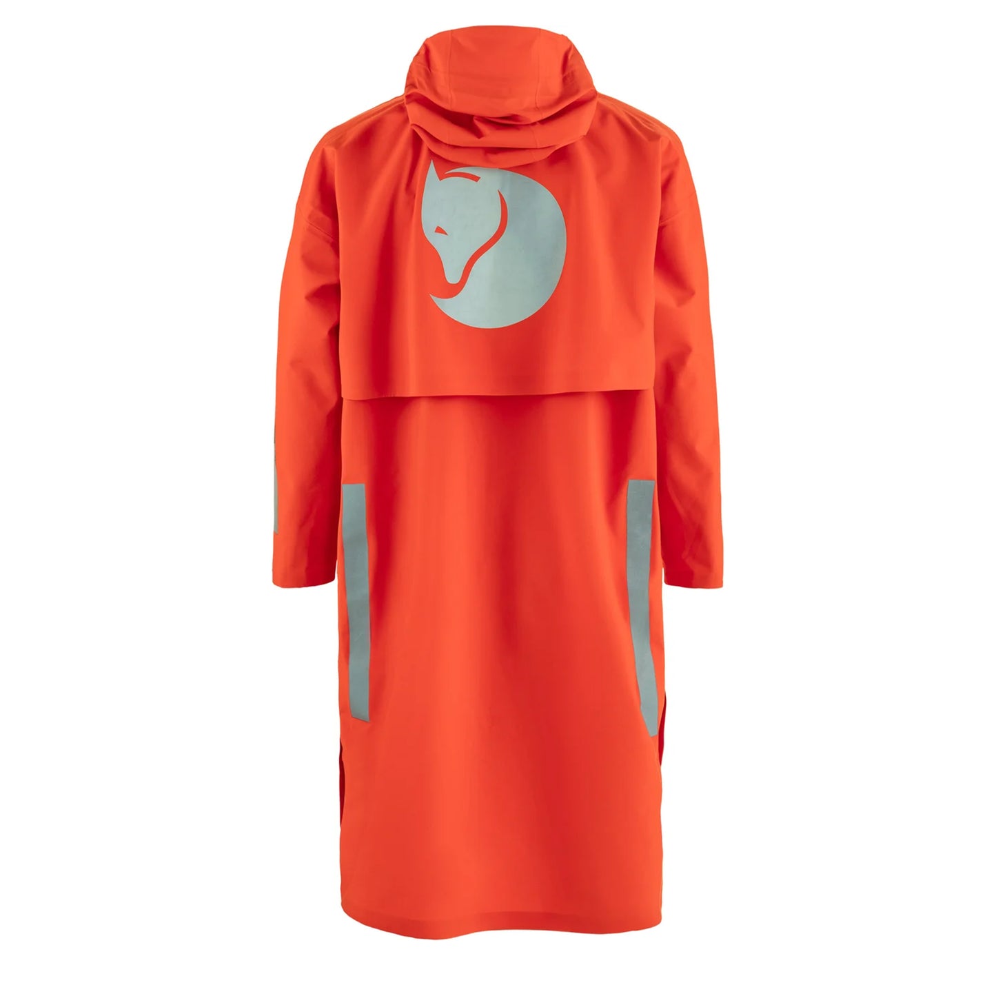 Fjallraven Hoja Rain Fox Poncho Flame Orange - The Sporting Lodge