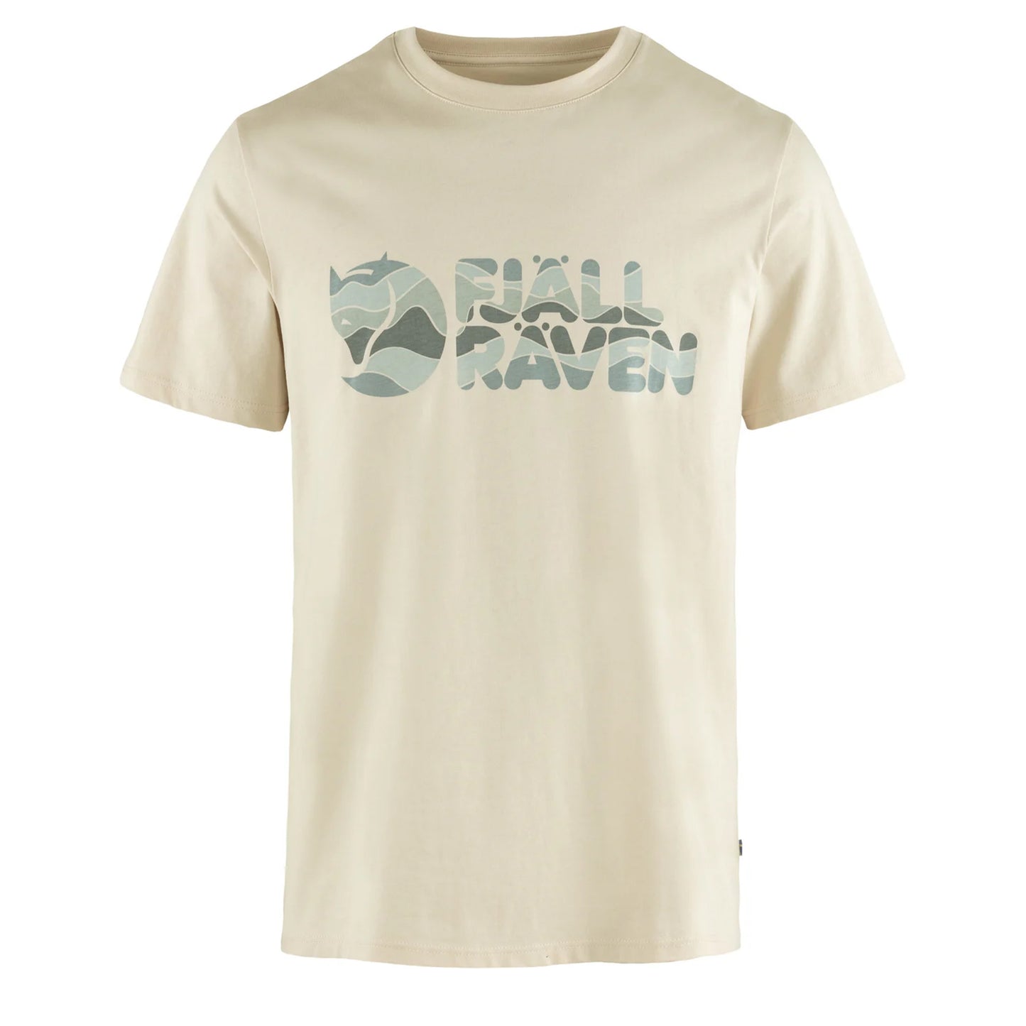 Fjallraven Multicolor Logo T-shirt Chalk White
