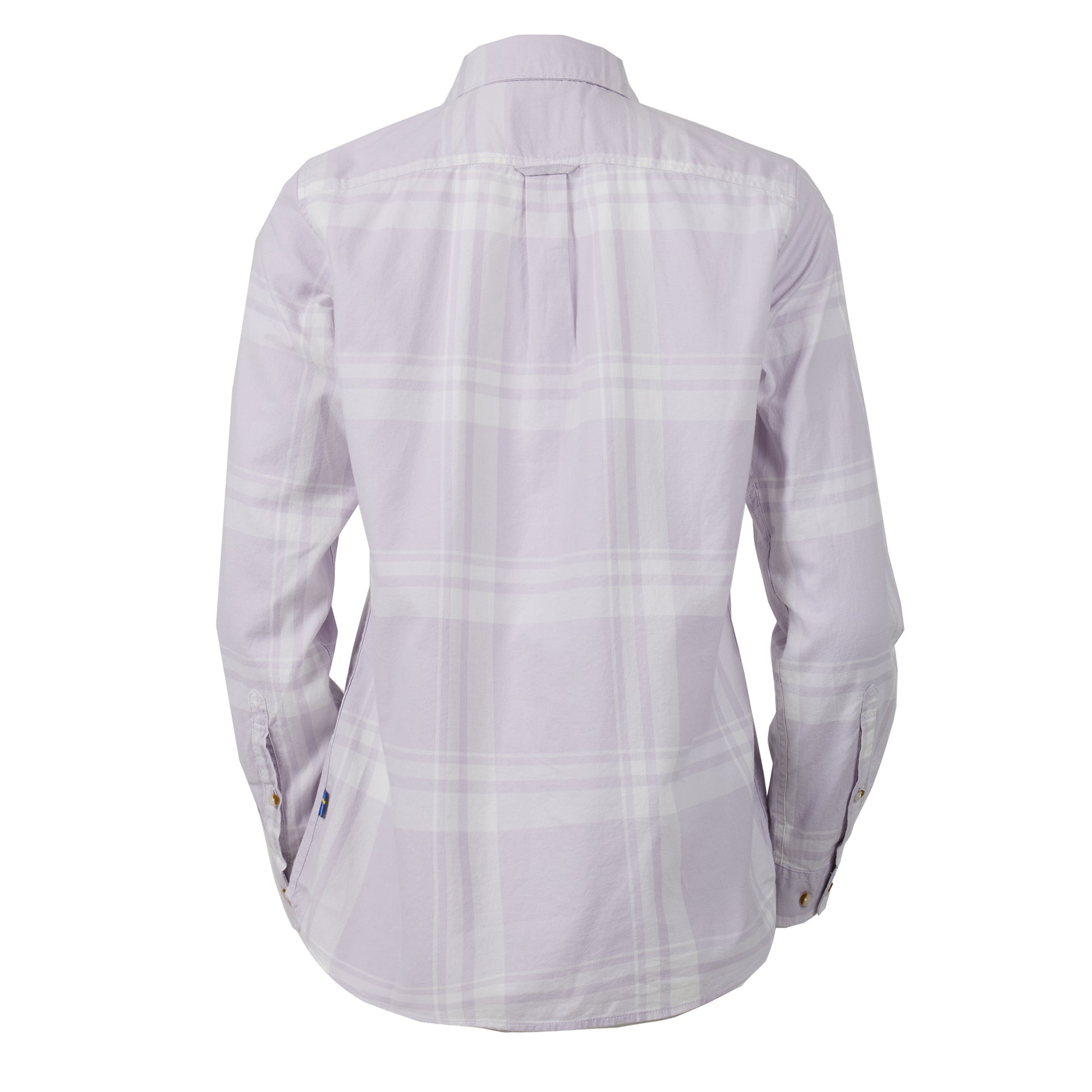 Fjallraven Womens Ovik Lite Flannel Shirt Chalk White / Lavender Mist - The Sporting Lodge