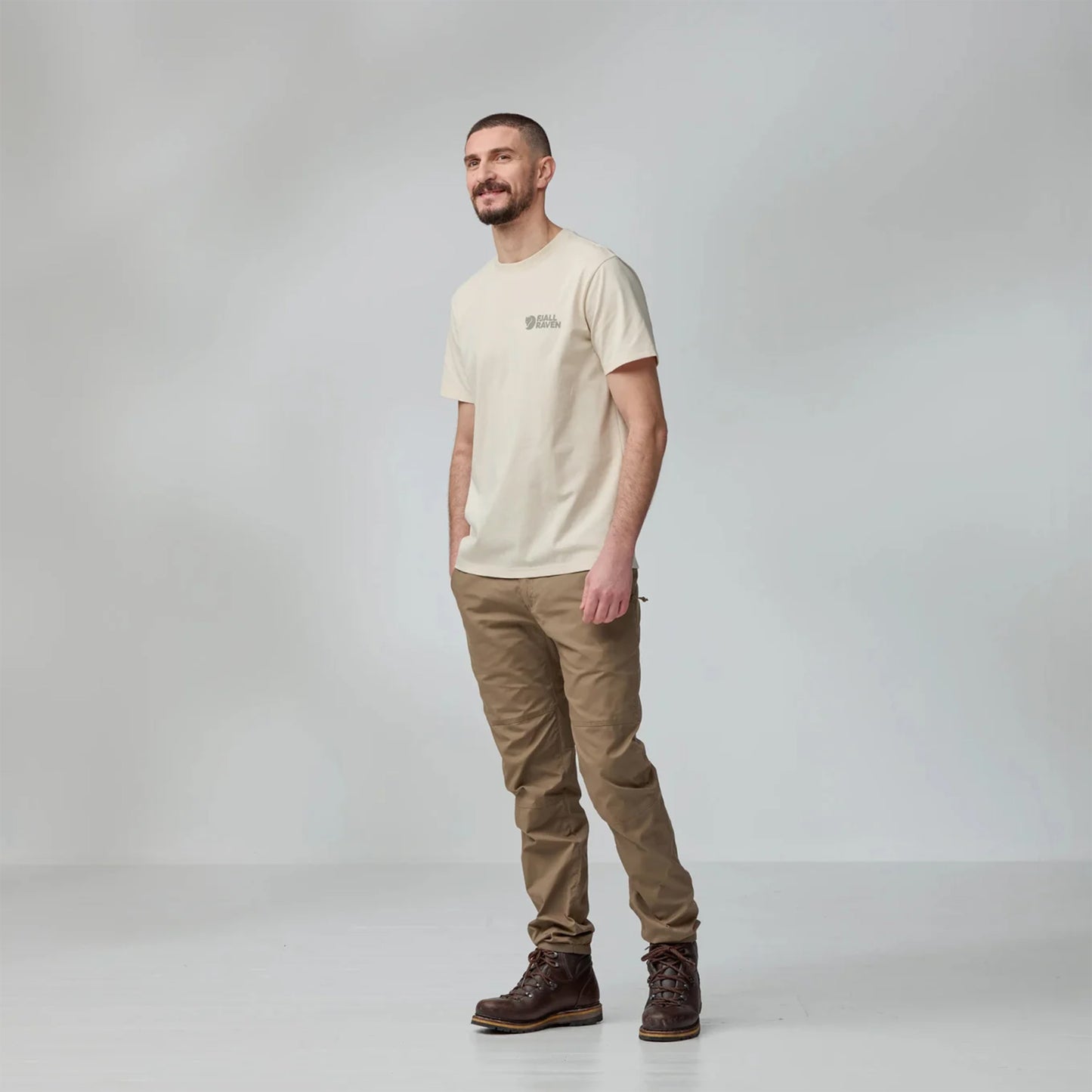 Fjallraven Heavy Classic T-shirt Chalk White - The Sporting Lodge