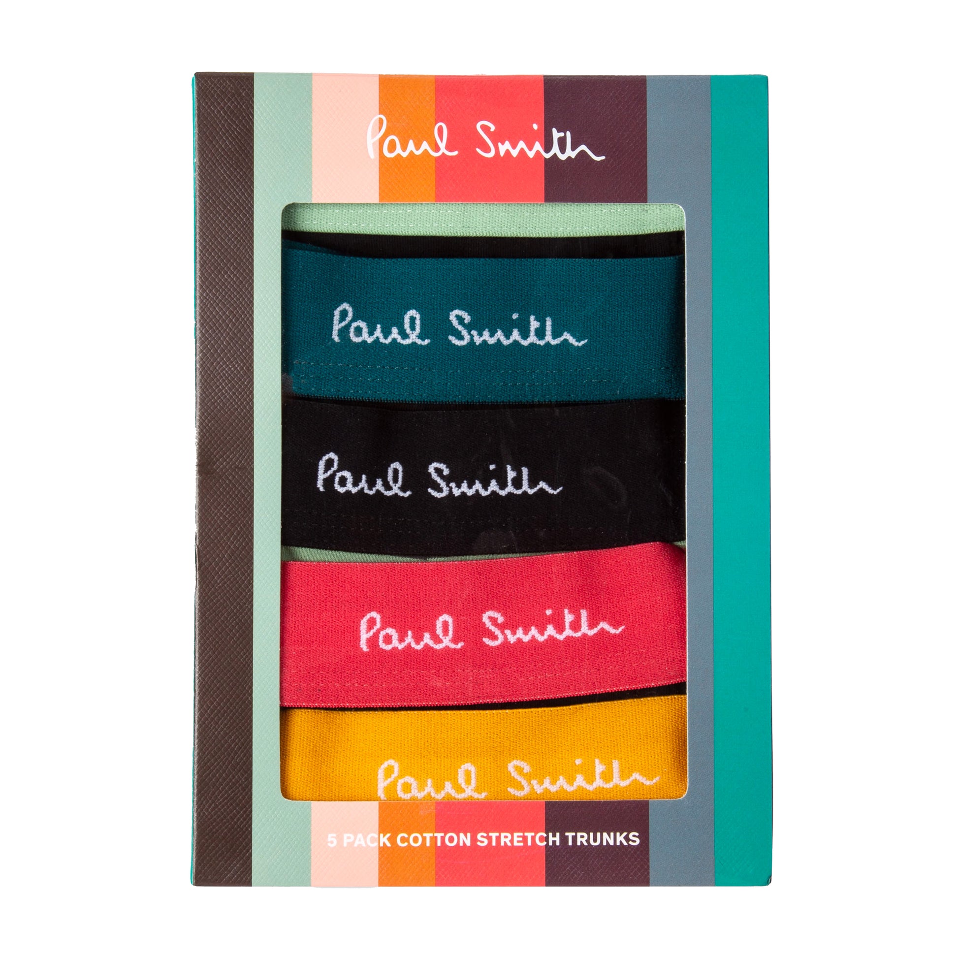 Paul Smith Trunk 5 Pack Stripe Mix Multicolour - The Sporting Lodge